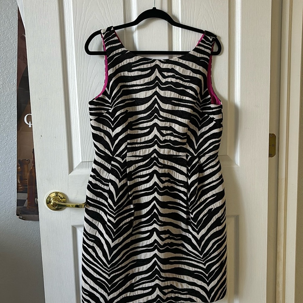 zebra print eliza j dress